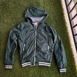 H&M green windbreaker